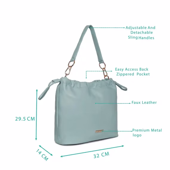 Caprese ROSALIA HOBO L Hand Bag in Green