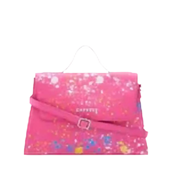 Caprese SPLASH SATCHEL MEDIUM Hand Bag in FUCHSIA