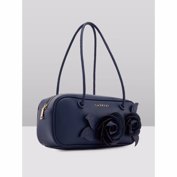 Caprese BLOOM BAGUETTE Hand Bag in Navy