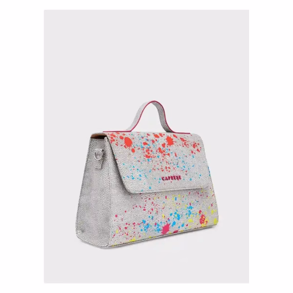 Caprese SPLASH SATCHEL SMALL Hand Bag in Beige